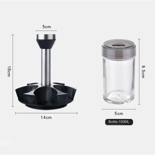 Generic Ensemble De Pots à épices Avec Un Support Rotatif - image 3