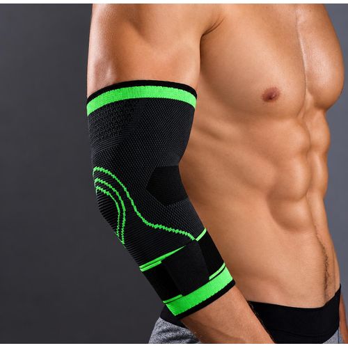 Generic Coudière de Compression Sportive Ajustable - Bande de Maintien Anti-Douleur pour Coude