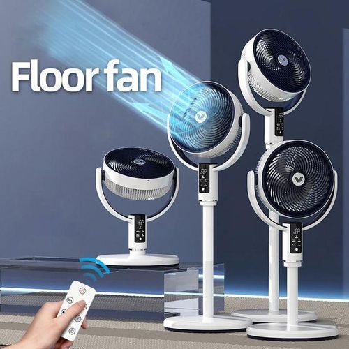 product_image_name-Generic-Ventilateur rechargeable Circulation TOPTEN TF-1259 – Multifonction, Télécommande, Oscillation Automatique-2