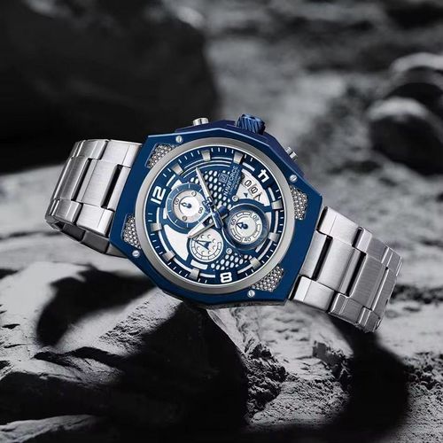 product_image_name-Naviforce-Montre Homme De Luxe à Quartz avec Affichage date, en Acier inoxydable, très Tendance, Nouvelle Collection NF8051S-2