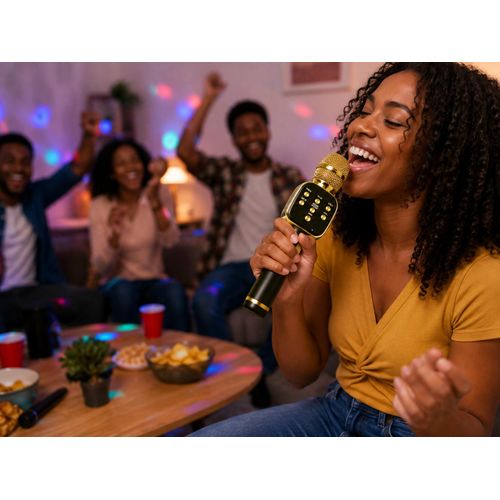 Generic Microphone Karaoké Bluetooth Sans Fil - image 3