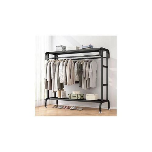 product_image_name-Generic-Porte-Vêtements Multifonction avec Étagères – Rack de Rangement Moderne-2