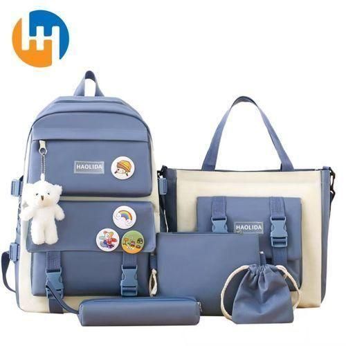 product_image_name-HUAHUA-Ensemble de sac à dos HUAHUA, sac à main, trousse à maquillage, trousse de papeterie-1