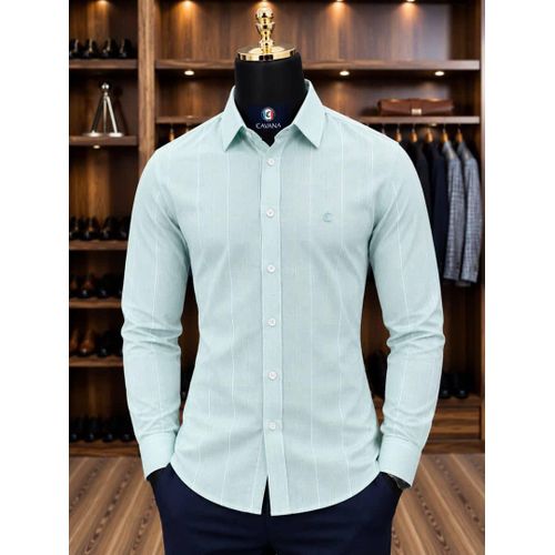 Generic Chemise homme élégante à manches longues