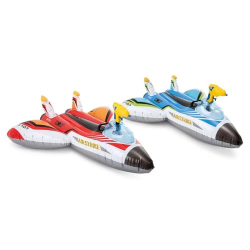 Generic Bouée gonflable avion à chevaucher plus pistolet piur enfants - image 4