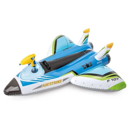 Generic Bouée gonflable avion à chevaucher plus pistolet piur enfants - image 6
