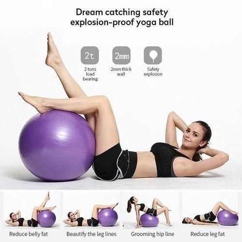product_image_name-Generic-75CM 1 Balle De Yoga Ballon De Gym Et De Grossesse Avec Pompe-3