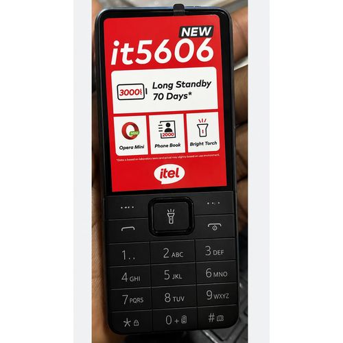 Itel 2 Téléphones - Double SIM - IT5606 FM - Noir / Bleu - image 2