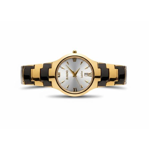 product_image_name-Rado-Montre Homme Élégance Classique – Noir & Or-1