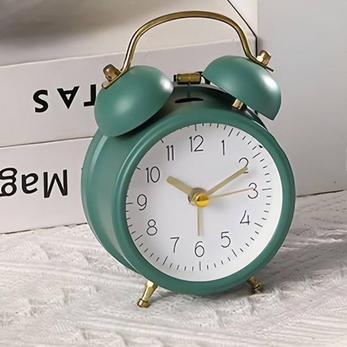 product_image_name-Generic-Réveil avec aiguilles dorées, alarme puissante, réveil efficace-2