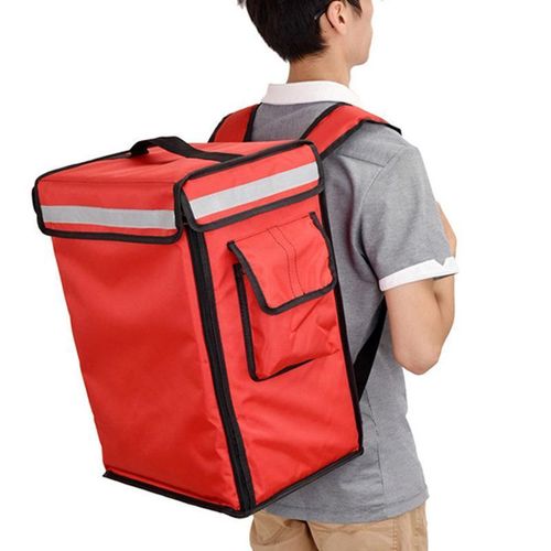 Generic Sac de livraison pour repas 42 litres Rouge