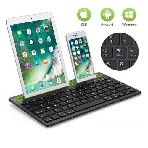 Generic Clavier Bluetooth Multi-Dispositifs avec Support Intégré