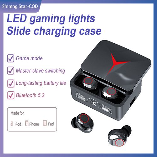 Casques de jeu Bluetooth Sans fil Bluetooth Gaming Led Display