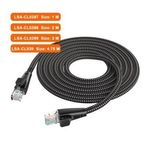 product_image_name-LASA-Câble Ethernet Cat6 RJ45 tressé, cordon LAN mâle-à-mâle de 2M-5