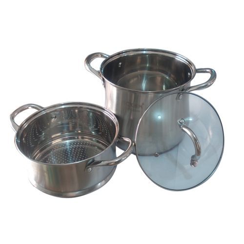 Generic Couscoussier En Aluminium 8 L En  Verre - image 2