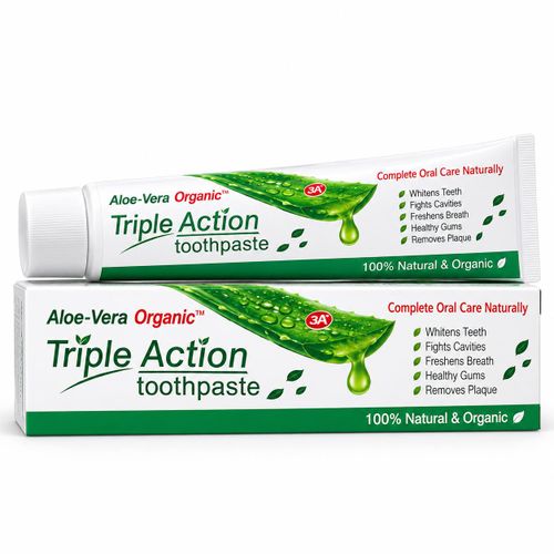 Generic  Dentifrice Aloe Vera Triple Action - 3 tubes