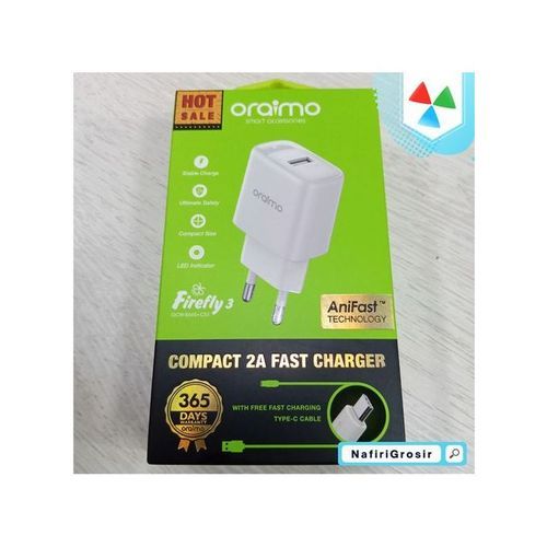 Oraimo Chargeur Ultra Rapide + Cable Type C