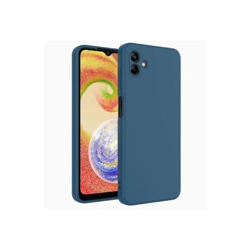 Generic Coque En Silicone Compatible Pour Samsung Galaxy A04 Avec Antichoc - BLEU