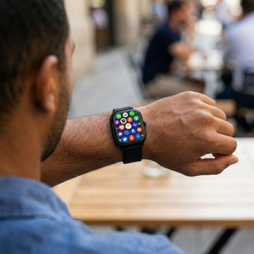 Generic Montre Connectée Appels, WhatsApp, Fréquence Cardiaque - image 2