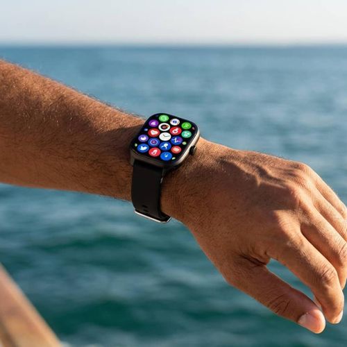 Generic Montre Connectée Appels, WhatsApp, Fréquence Cardiaque - image 3