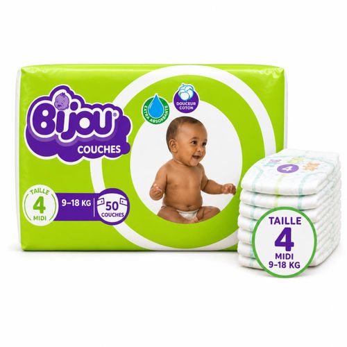 Generic Couches pour bébé Midi Taille 4