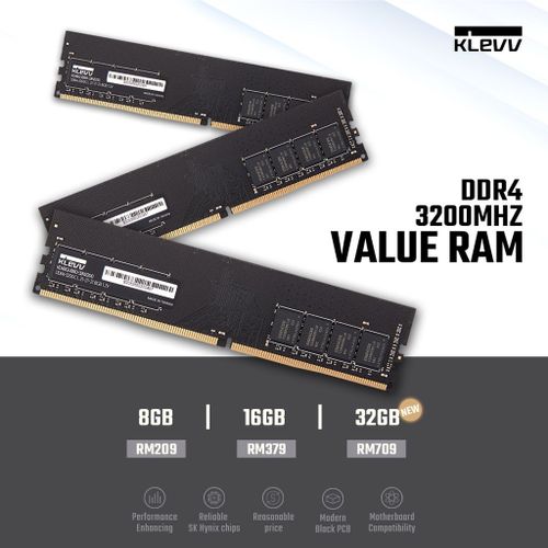 Lexar Barrette Memoire - Bureau RAM DDR4 16G -3200 MHz - Noir - Prix pas  cher