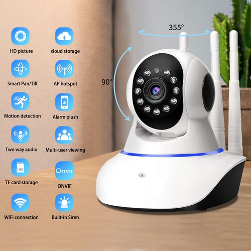 Caméra de surveillance Wifi sans fil pour bébé, HD 1080P, capteur