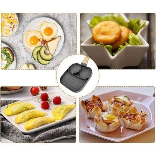 Generic Chic Poêle à omelette à deux trous - image 5