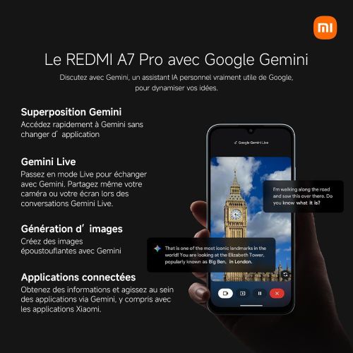 product_image_name-Xiaomi-Redmi A7 Pro - 6.9" - 2SIM - 4G - 8/13 Mpx - 4/128 Go - Noir - Garantie 12 Mois-8
