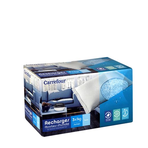 Carrefour Recharges Sachet Absorbeur D Humidite 3x1kg