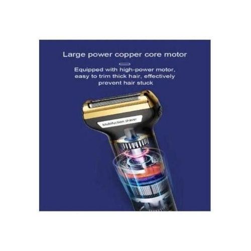 product_image_name-Generic-Puissante Tondeuse à cheveux rechargeable Rasoir Tondeuse à nez - Machine d'épilation électrique rechargeable - Style de barbe 3 en 1 pour hommes - Toilettage du corps avec chargement USB-3