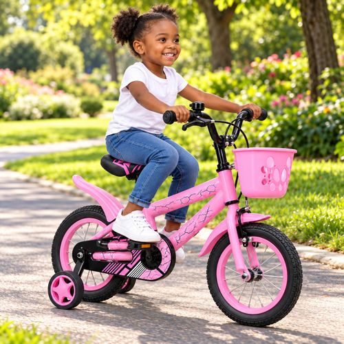 Generic Vélo enfant 12 pouces avec panier – De 2 à 5 ans