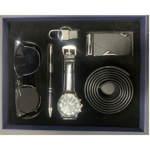 product_image_name-Generic-Coffret Cadeau "Accessoires Prestige" – Montre, Ceinture Cuir & Lunettes Tendance-5