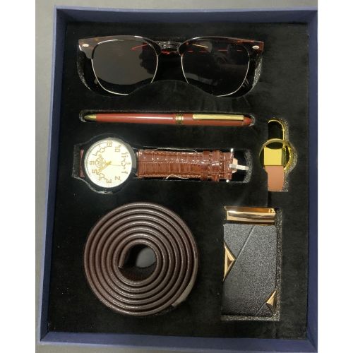 product_image_name-Fashion-Coffret Cadeau "Accessoires Prestige" – Montre , Ceinture Cuir & Lunettes Tendance-3