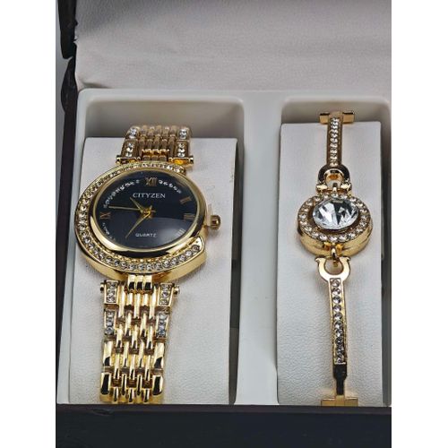 product_image_name-Gm-Montre + chaine Complet Femme-Or-4