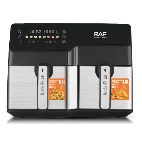 product_image_name-RAF-Air Fryer Familial 12 Litres - R.5342 -  Double Cuisson Indépendante - 10 Programmes-6