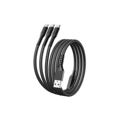 product_image_name-Generic-Câble De Charge Universel - 3 En 1 - -Noir-6