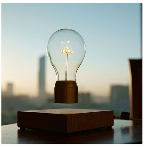 Lampe à lévitation ampoule LED magnétique - commande vocale +