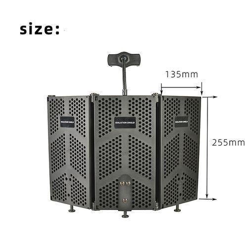 Generic Bouclier D'isolation De Microphone Pliable - image 3