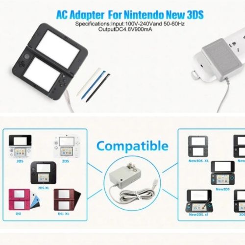 Chargeur de voyage mural pour Nintendo 3DS NDSI, petit adaptateur