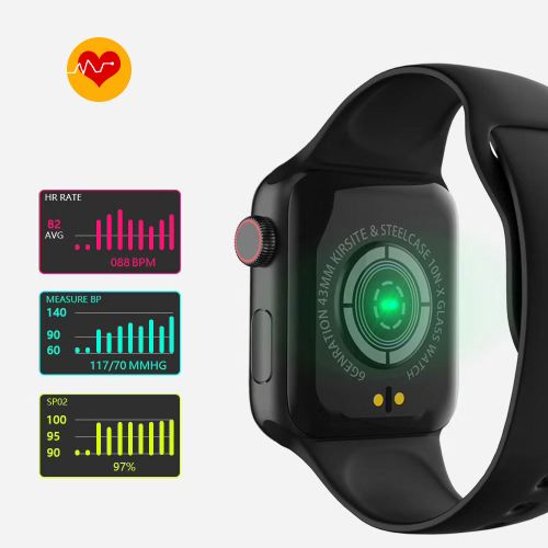 Fashion Montre Connectée - Bluetooth - Noir - image 5