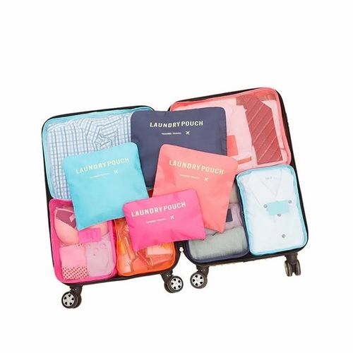 6pcs Organisateur de voyage Set Vêtements Tidy Organizer Sac de