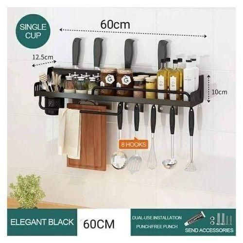 Generic Support De Rangement D'ustensiles De Cuisine Noir