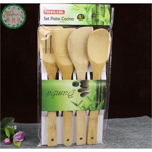 Generic Spatule de cuisine en bambou de qualité supérieure, originale - image 2