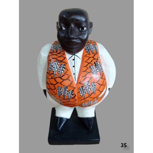 Generic Statue Colon En Bois - image 2