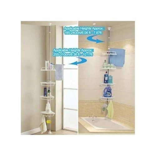 product_image_name-Generic-HD Étagères De Rangement D'Angle Verticales, Adaptée Aux Coins De Salle De Bains Et De Salon G B-2