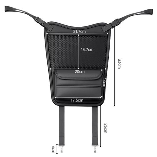 product_image_name-Generic-Organisateur de siège arrière de voiture double face, sac de rangement suspendu de grande capacité avec barrière pour animaux domestiques, porte-gobelets, support de mouchoirs et table pour la sécurité intérieure de l'auto-6
