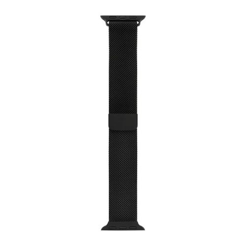Generic Bracelet Apple Watch en Acier Inoxydable Noir 42/44/45/49 mm - image 4