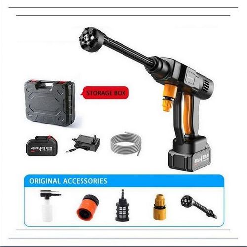 Generic Laveuse Electrique Sans Fil - 300 W Avec Buses 5 En 1 - image 2