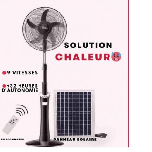 product_image_name-Generic-Ventilateur Rechargeable Telecommandé Sans Panneau Solaire Silencieux-1